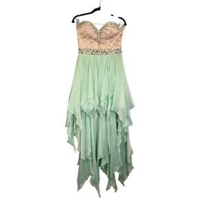 Sadie Robertson Live Original by SHERRI HILL Gown Mint Green S/M Prom Cocktail